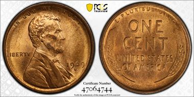 1909-S 1C Lincoln MS63RD