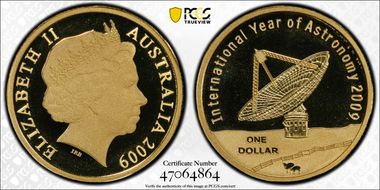 2009 $1 Astronomy PR69DCAM