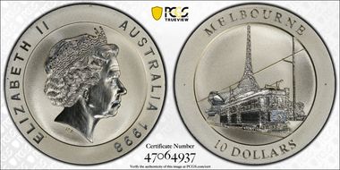 1998 $10 Street Car  Matte PR70