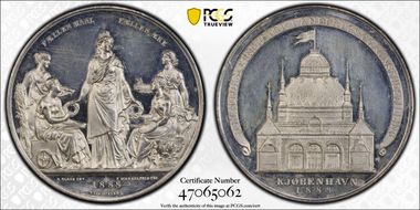 1888 Medal Bergsoe-523 Tin SP62