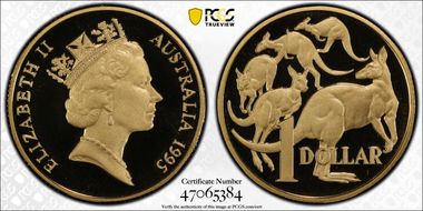 1995 $1 PR69DCAM