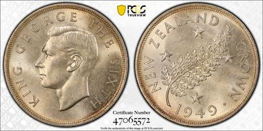 1949 Crown KM-22  Ag MS63