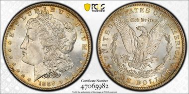 1889 $1 MS64