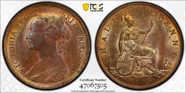 1885 1/2D S-3956 MS64BN