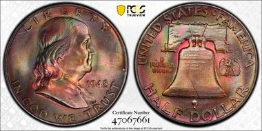 1948 50C MS64FBL