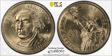 2007-P $1 George Washington Position B MS65