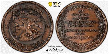 1915 SC$1 HK-402, Alabama State Fund MS63