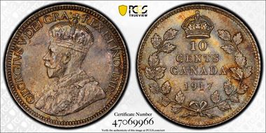 1917 10C MS65