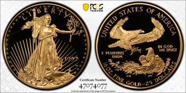 1997-W $25 Gold Eagle PR69DCAM