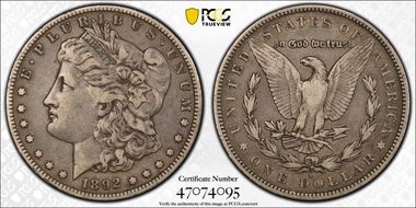1892-S $1 VF25
