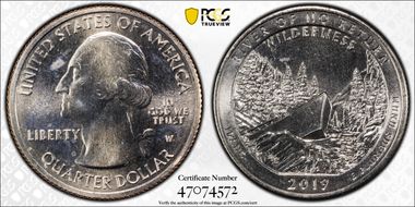 2019-W 25C Frank Church River of No Return NP MS66