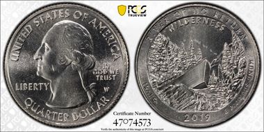 2019-W 25C Frank Church River of No Return NP MS66