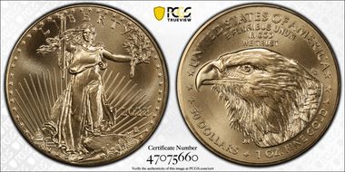 2022 $50 Gold Eagle MS69