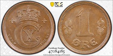 1916 VBP; GJ Øre MS65BN