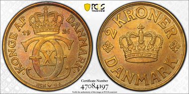 1926-HCNGJ 2 Kr KM-825.1 MS63