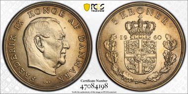 1960 CS 5 Kr KM-853.1 MS62