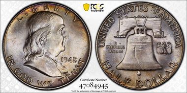 1948 50C MS63FBL