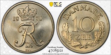 1971 CS 10 Øre MS67