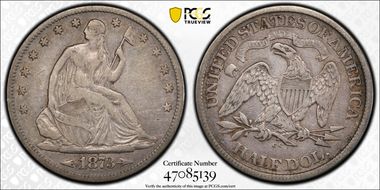 1873-CC 50C Arrows VF20