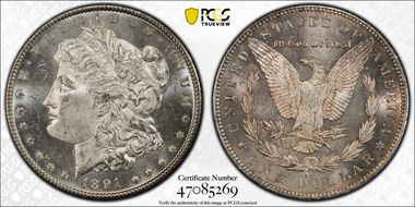 1891-CC $1 MS64