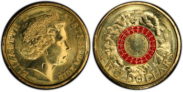 2015 $2 Lest We Forget Colorized MS64