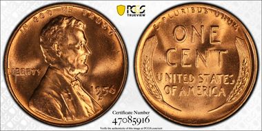 1956-D 1C RPM FS-502 MS66RD