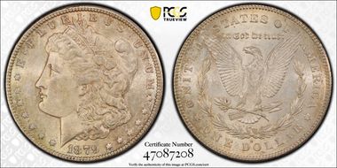 1879-S $1 Reverse of 1878 AU58+