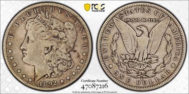 1892-S $1 F15