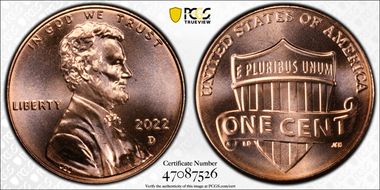 2022-D 1C Shield MS67RD