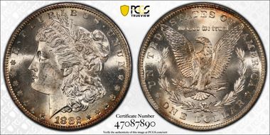 1882-S $1 MS64