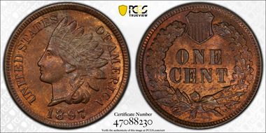 1897 1C MS64BN