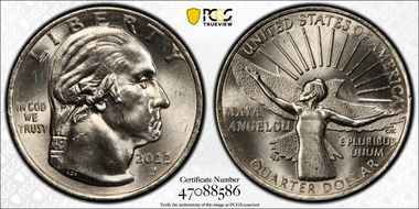 2022-P 25C Maya Angelou MS65