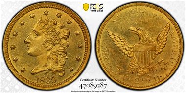 1839-C $2.50 HM-3 MS62