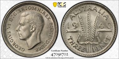 1940(m) 3D KM-37  Ag MS65