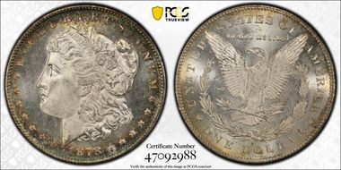 1878-S $1 MS65