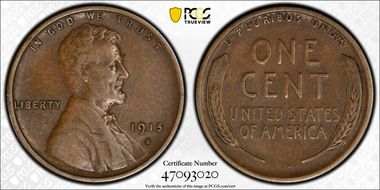 1915-S 1C VF30BN