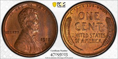 1912-D 1C MS63RB