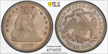 1877 25C MS66+