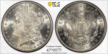 1890-S $1 MS66+