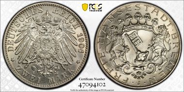 1904-J 2 Mk J-59 MS65