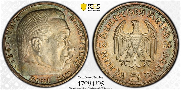 Cert 47094105 - Coin Image