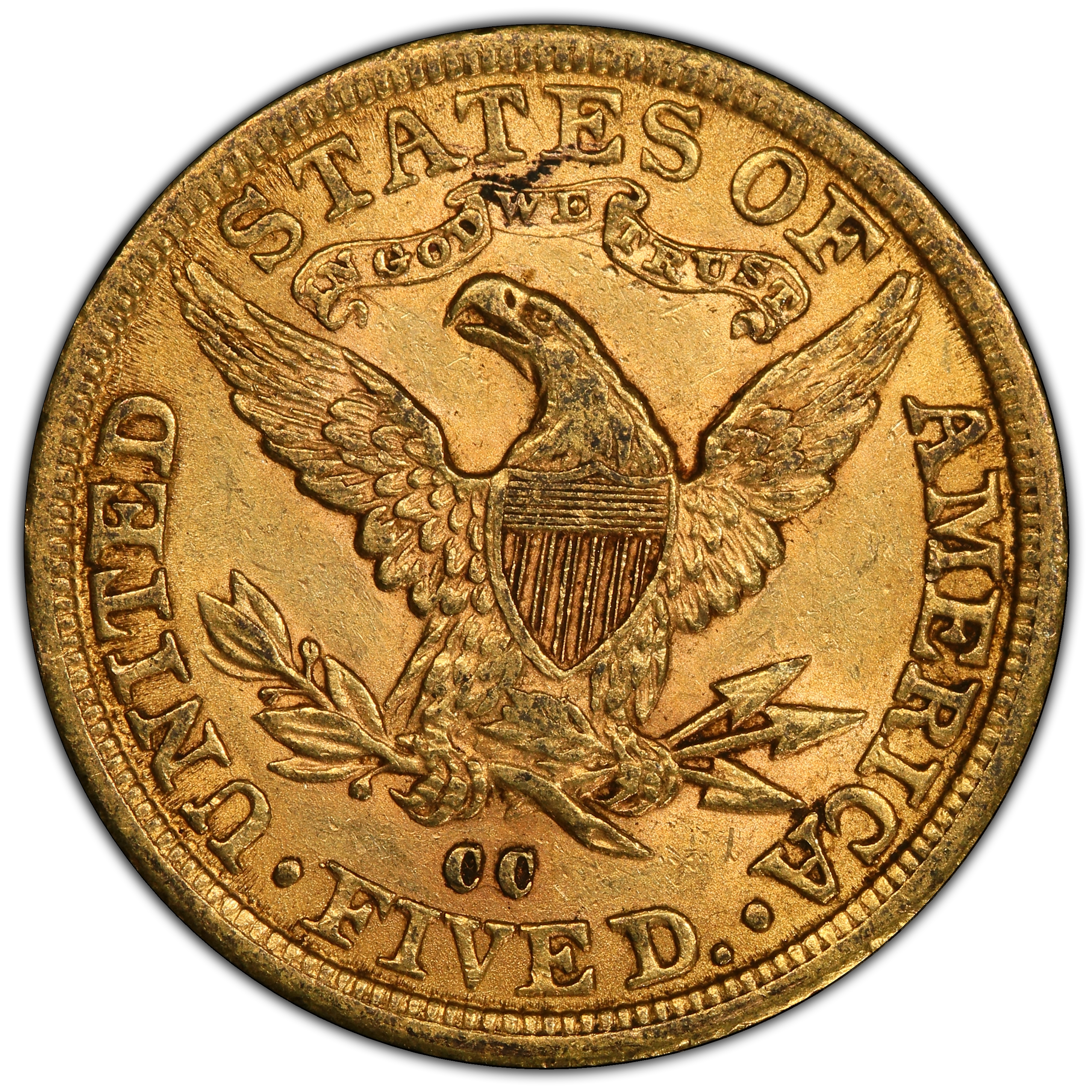 thumbnail for: 1882-CC $5  MS