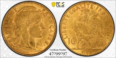 1900 10 Fr Gad-1017 AU55