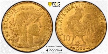 1906 10 Fr Gad-1017 AU55