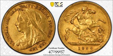 1894 1/2 Sov S-3878 XF45