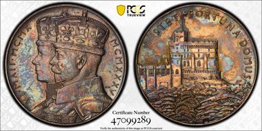 1935 Medal Eimer-2029b BHM-4249 Ag Silver Jubilee SP64