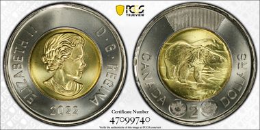 2022 $2 MS66