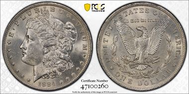 1884-O $1 MS62