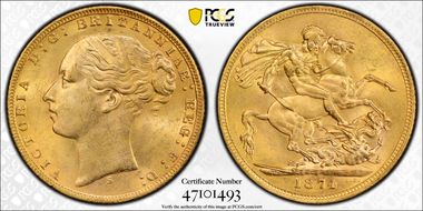1874-S Sov S-3858A St. George MS63