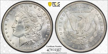 1892-O $1 MS64+